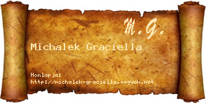 Michalek Graciella névjegykártya